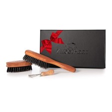 Zilberhaar Beard Brush Grooming Kit Soft Version 2nd Cut Boar Bristles - Id...