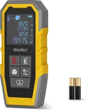 Laser Distance Meter, Digital Laser Measuring Tool with 4 Unit Switching, 1/16in