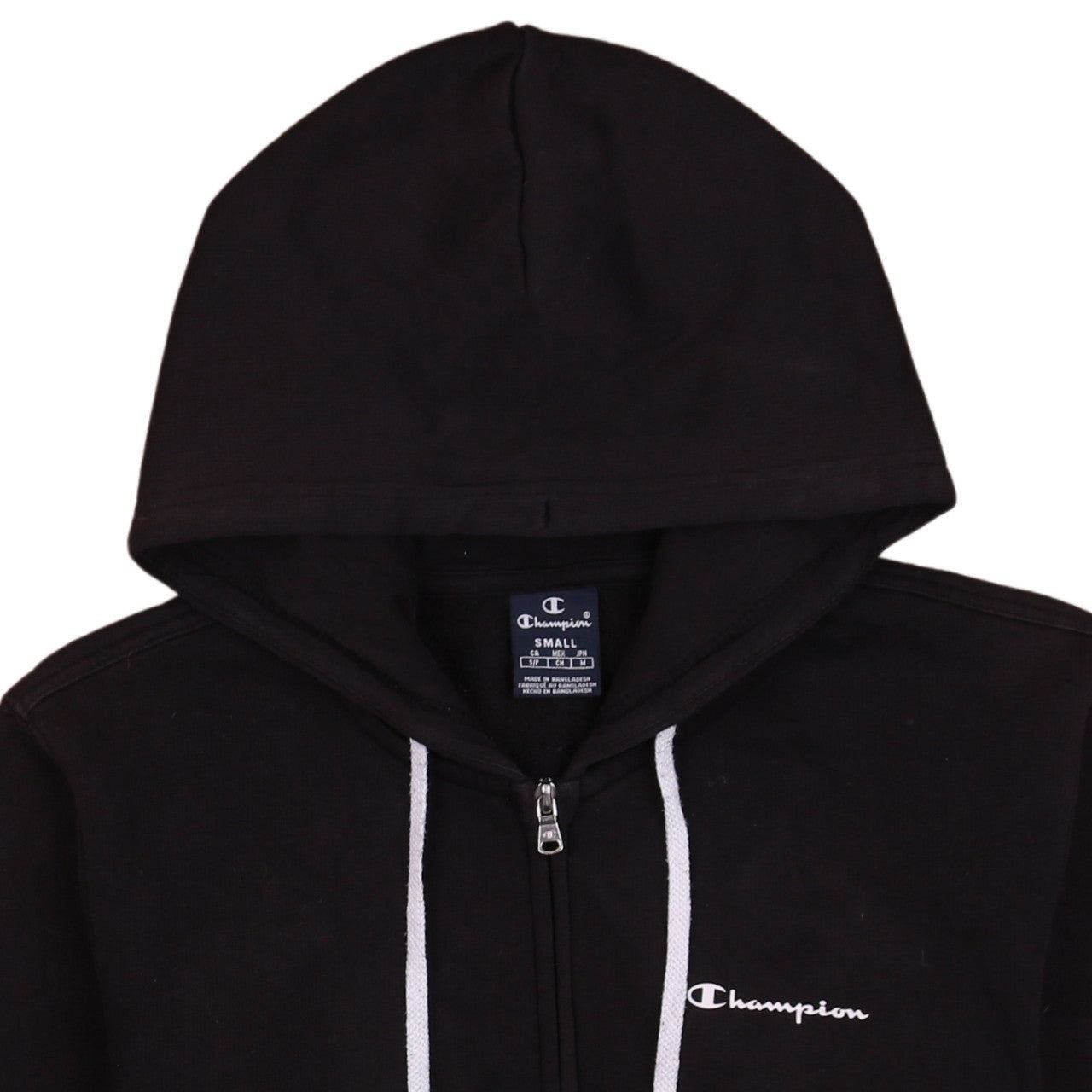 Champion Black Hoodie Mens S image 3