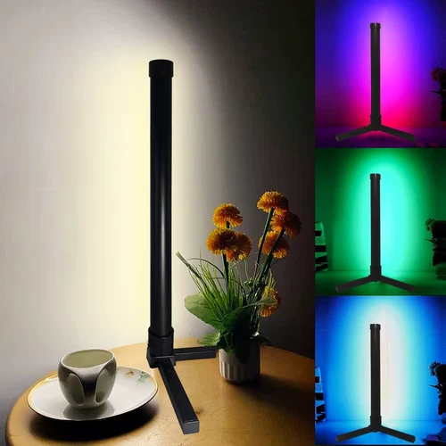 LED Floor Lamp, LED Corner Lamp Works Smart Modern Floor Lamp with Music Sync an