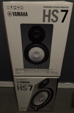 Yamaha HS7 Limited Edition Space Grey pair with acoustic foam pads