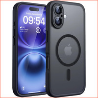 HandyhüLle FüR Iphone 16 Magsafe StoßFest Kratzfest Transluzente RüCkseite