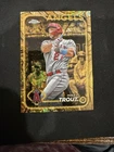Topps 2024 Gilded Collection Mike Trout #27 Gold Mini-Diamond Refractor /50