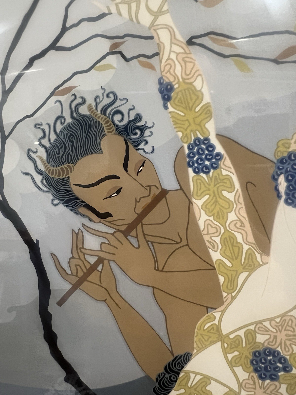 Original Erte Limited Edition Serigraph Signed /300 “Woman & Satyr” 27” x 19”