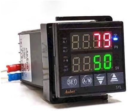 WiFi PID Temperature Controller, W/ 30 RAMP SOAK Steps, SSR Output, Black