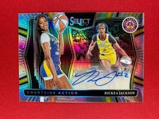 2025 Panini Select WNBA Rickea Jackson Courtside Action Auto CAS-RJ RC