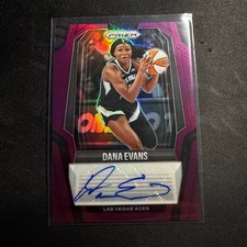 2025 Panini Prizm WNBA #SG-DE Dana Evans Signatures Purple Prizms #/49