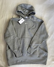 Nike Logo Pull On Hoodie. Grey. Loose Classic Fit. WMN Medium. New With Tags.