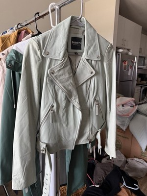 Barneys Original New Leather Jacket 10 UK Mint Color