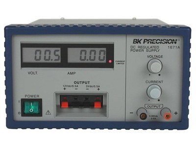 B&K Precision 1671A - Triple-Output 30V, 5A Digital Display DC Power Supply