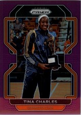 2022 Panini Prizm WNBA Prizms Purple #200 Tina Charles /99 - BSK
