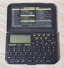 Sharp EL-6490 Electronic Organizer Memory Master Alarm 32KB