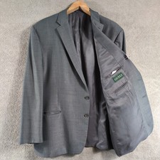Lauren Ralph Lauren Men Gray Wool Blend Suit Blazer Jacket 52R
