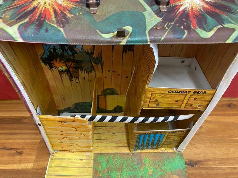 "Juego militar de poste centinela ideal vintage de 1960 estilo GI Joe para figuras de 12""" Foto 3 de 4