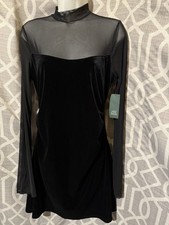 Women Black Dress Medium Juniors