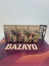 Maxell VHS-C Camcorder Blank Tape TC-30, TC-2 Premium HGX-Gold, Pkg of 3, SEALED