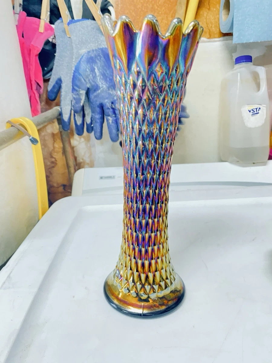 antique carnival glass vase products for sale | eBay