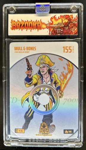 2026 Bo Jackson Battle Arena Mull & Bones Fire Tracks Battlefoil #FT-34