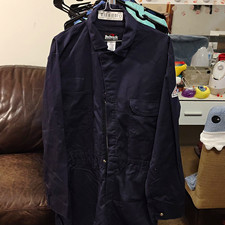 Bulwark FR Flame Resistant Coveralls Jumpsuit Unisex Size 40-RG Navy