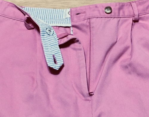 Vintage Talbots Women's Shorts Size 10 Pink High Rise Chino 28x6.5" - Picture 4 of 14