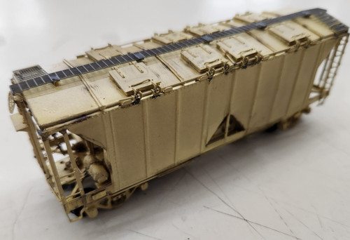 Pecos River Brass Santa Fe 34' Covered Hopper Ga-52 #182010-182059 #2603 | Zustand: New