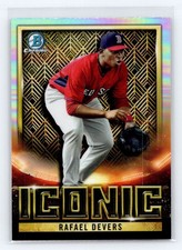 2023 Bowman Chrome #BI-10 Rafael Devers Bowman Iconic Boston Red Sox