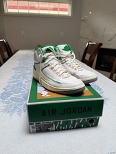 Nina Chanel Abney x Air Jordan 2 Retro SE Mid White/Green - size 13 W (11.5 M)