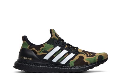 Adidas X Bape Ultraboost Green Camo Size 8.5 F35097 Size 9.5 - adidas UltraBoost 4.0 x A Bathing Ape Green Camo  main image 4