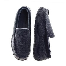 Mens Slippers Indoor Outdoor House Slippers Comfort House Shoes 10 Grey a
