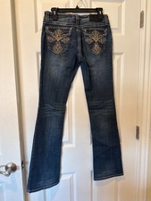 Y2K Grace In LA Bootcut Dark Wash Jeans size 27