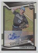 2022 Panini Elite Extra Edition Signatures Connor Staine #146 Auto 0o0