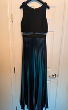 Betsy  Adam Pleated Ombre Illusion Evening Gown, Formal, Prom- 12