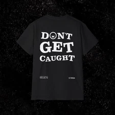 Quiet Club Racing x Ghost - Don't Get Caught Printed Version T-Shirt Tee