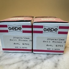 Two Boxes NOS GEPE Glass SLIDE Mounts MINOX 8X11MM ANTI NEWTON PROJECTING 6701
