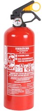Autofeuerlöscher GP-1x ABC 1 kg mit Manometer ohne Halterung, Pulver EXDINGER