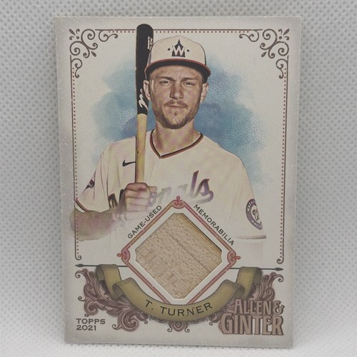 2021 Topps Allen & Ginter Relic Card - Trea Turner #AGA-TTU (Game-Used MEM)