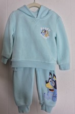 Bluey and Bingo Toddler Unisex Fleece Hoodie and Jogger Pants Outfit Size 2T