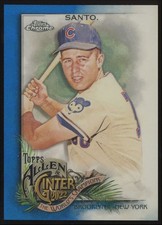 Ron Santo #188 2022 Topps Allen & Ginter Chrome Blue Refractor Chicago Cubs /150