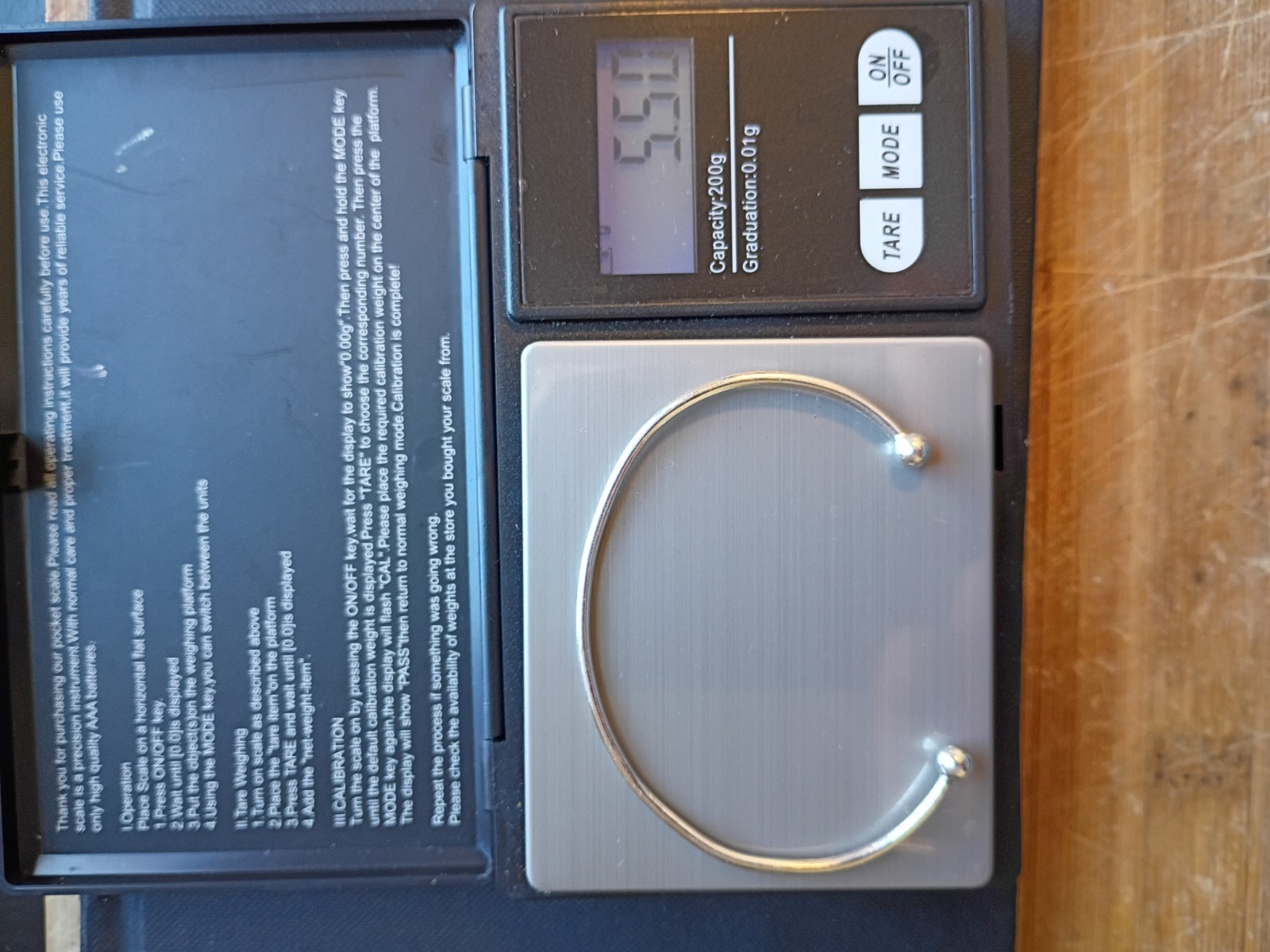 Simple Adjustable Sterling Silver Bracelet - image 4