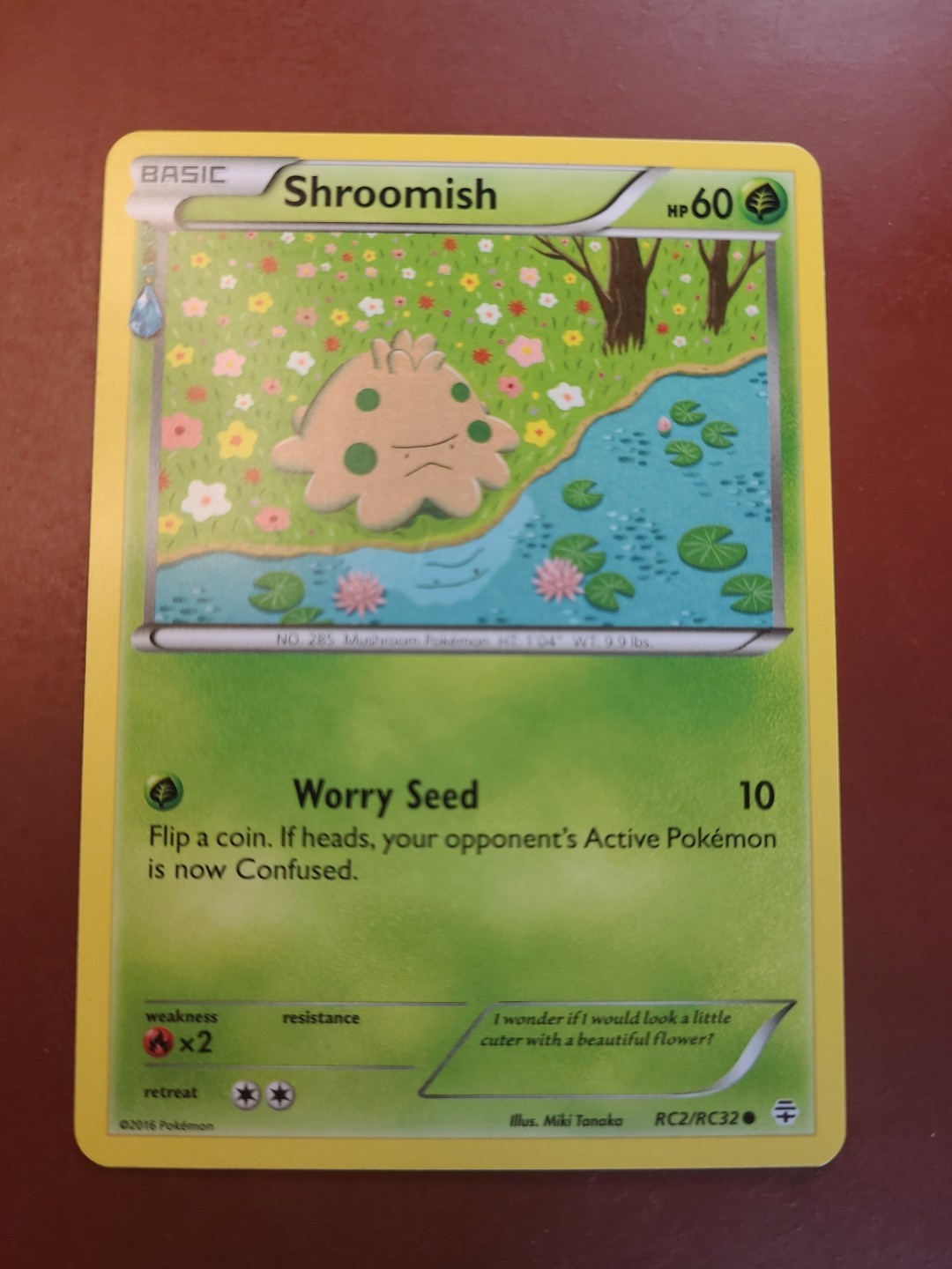 Shroomish RC2/RC32 Radiant Collection Generations Regular Pokémon Card LP
