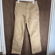 Carhartt Men's Tan Work Cargo Pants Size 30x32 Made in Mexico Cotton