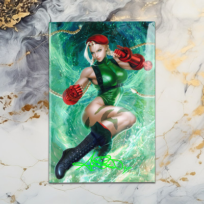[SIGNED] Street Fighter Omega #1 Ariel Diaz Cammy Virgin Variant Limited to 500