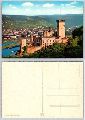 Continental Burg Stolzenfels Rhine Castle Postcard