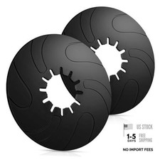 2 Pack 5th Wheel Hitch Lube Plate RV Camper Trailer Fifth Wheel 12 Inch Black