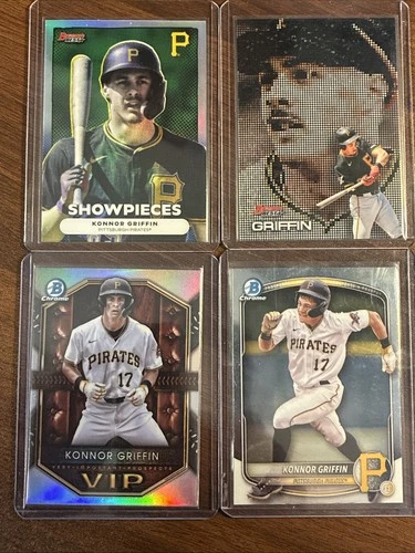 2025-4 Card Konnor Griffin Bowman Chrome And Best Lot!🔥Showpieces,Pixels,&VIP