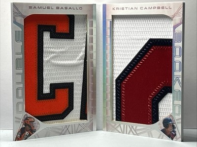 Samuel Basallo & Kristian Campbell 2024 Leaf Trinity Double Booked #/5 #DB-25