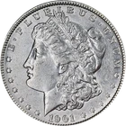 1901-P Morgan Silver Dollar Choice AU Nice Eye Appeal Nice Strike