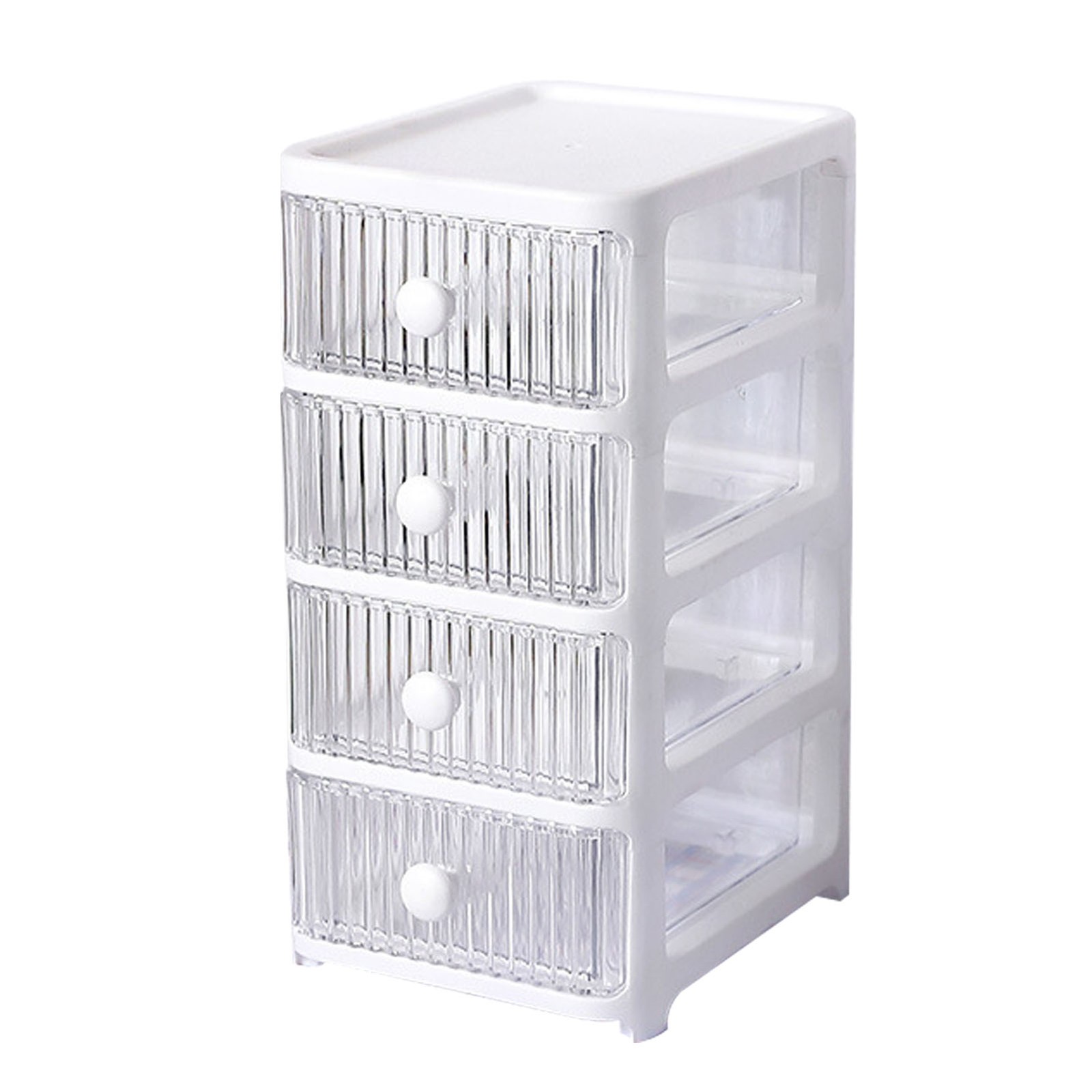 Desktop Storage Box With Drawers Multi Layers Transparent Multifunctional Stacka