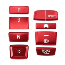 9pcs Gear Shift Panel Switch Button Covers Trim for Honda Accord 2018-2022