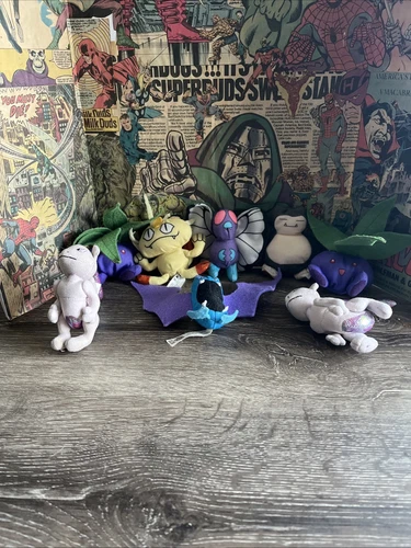 burger king pokemon plush lot vintage